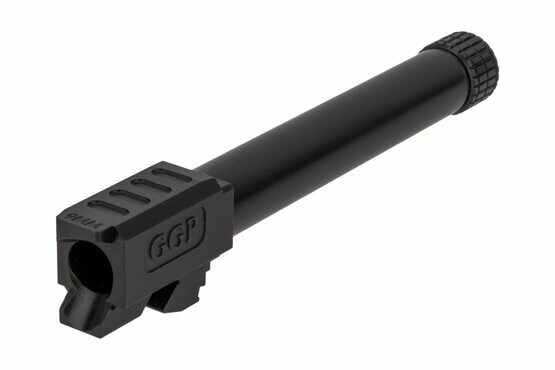 GGP threaded Glock G17 barrel features a match-grade SAAMI-spec 9mm chamber and tough black nitride finish